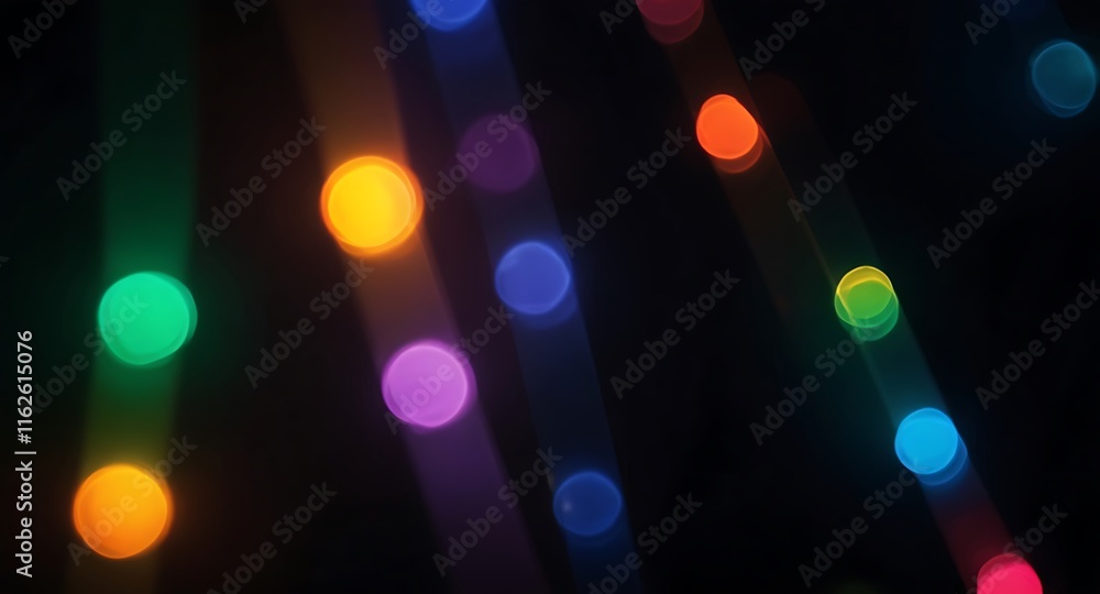 Poster colorful abstract background with streams of light
