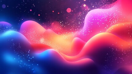 Abstract scientific illustration featuring molecular structures with glowing effects and clean modern designs 