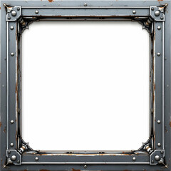 Iron border frame copy space