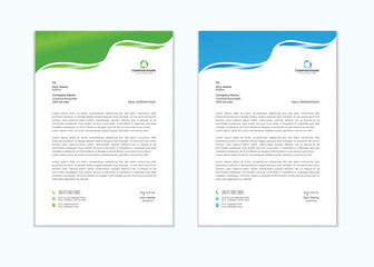 Minimalist concept business style letterhead template design. Professional & modern letterhead template design . Vector graphic design.
