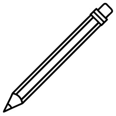 Artistic Pencil Line Art Vector