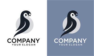 Creative animal Penguin logo inspiration. can be used as symbols, brand identity, icons, or others
