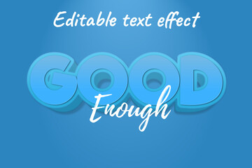Good Editable 3D text effect 