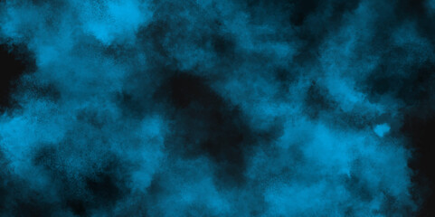 Artistic blue or black watercolor isolated on white background, abstract bright surface paper texture colorful watercolor,  mimicking a clear and peaceful sky at dawn on fine paper.