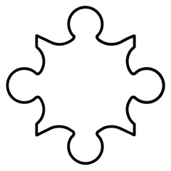 Creative Puzzle Piece Outlines for Vector Artists