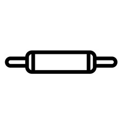 rolling pin icon illustration