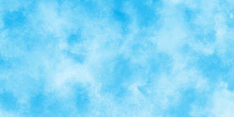 The sky blue texture clouds paper texture, shiny beautiful light blue cloudy sky, light ocean blue watercolor abstract texture, painted grunge and grainy light blue clouds watercolor background.
