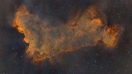 Obraz premium Cosmic Nebula Cloudscape Stunning Space Astrophotography