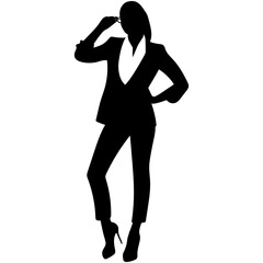 Businesswoman Silhouette