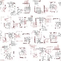 Abstract line seamless patterns