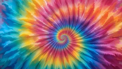 Vibrant Tie-Dye Spiral Design for Creative Projects