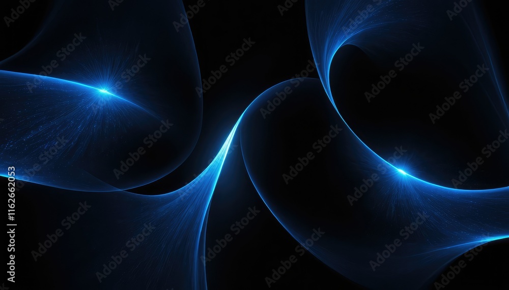 Poster abstract background with modern flowing waves design 2
