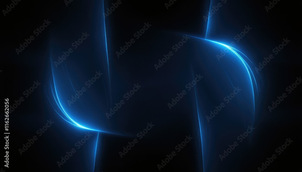 Aufkleber abstract background with modern flowing waves design 3
