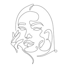 Face Line Art