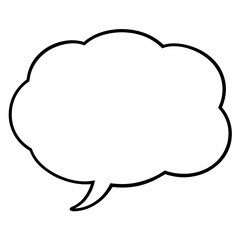 Hand-Drawn Speech Bubble Line Art Pack
