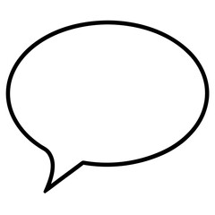 Hand-Drawn Speech Bubble Line Art Pack