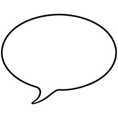 Hand-Drawn Speech Bubble Line Art Pack