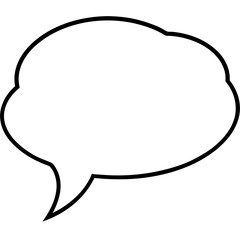 Hand-Drawn Speech Bubble Line Art Pack