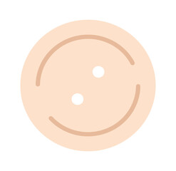 Sewing rivet cloth button vector illustration