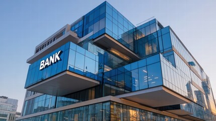 Obraz premium Modern Banking Architecture