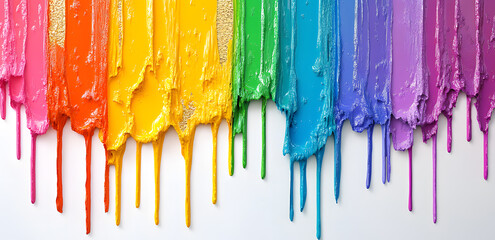 melting watercolor background with shades of all colours