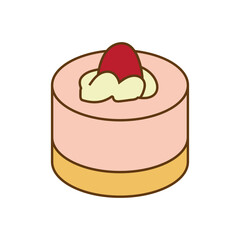 Cake Simple Illustration