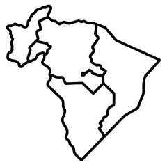 Line Art Maps Urban and Natural Designs