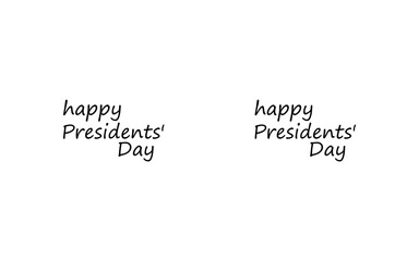 Happy Presidents Day background with flag USA. Vector illustration
Happy President's Day typography with american flags. Presidents day poster, banner, card, postcard, invitation or promo sign.