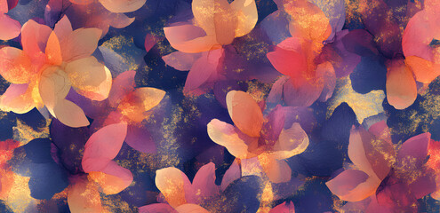 Elegant abstract trendy universal background templates, with purple, pink and orange details. Minimalist aesthetic made with AI