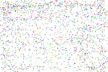 Celebration background template with confetti Colorful ribbons