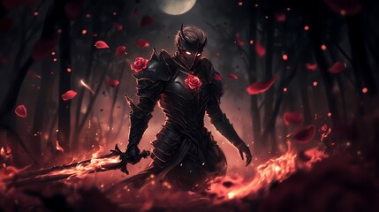 Flameborne Rose Knight