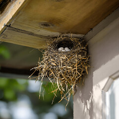 bird nest in a tree