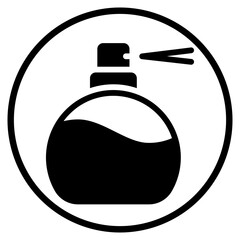 perfume glyph icon