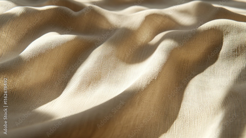 Aufkleber a close-up view of softly draped fabric, showcasing light and shadow play.