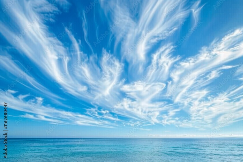 Wall mural soft smooth white clouds with pastel color of sky.for abstract background