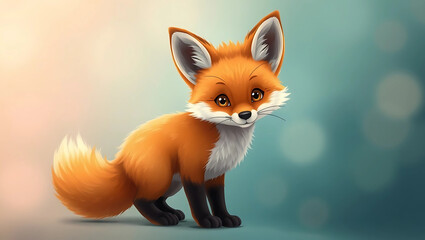 Obraz premium red fox