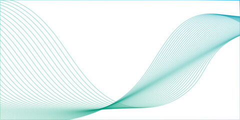 Abstract wave line. Digital frequency equalizer. digital Stylized line art background. Vector illustration.