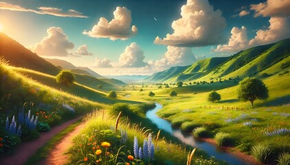 panorama of mountains