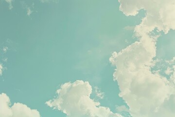 Soft smooth white clouds with pastel color of sky.For abstract background