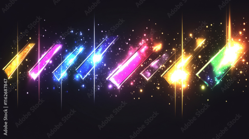Poster glossy arrow icons and symbols for web design, such a logo. jpeg version also available in gallery
