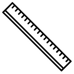 Fototapeta premium Modern Minimalism Ruler Flight Vector Art