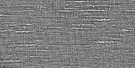 Mixed fabric background. Mottled canvas texture. Vector monochrome illustration