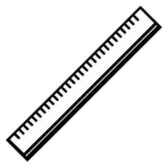 Modern Minimalism Ruler Flight Vector Art