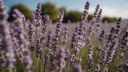 Obraz premium lavender field region