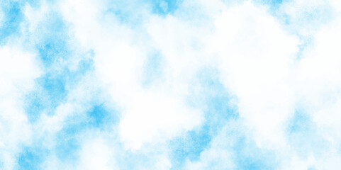Morning fresh and shiny Natural sky beautiful blue and white texture with clouds, soft sky blue watercolor vector background, fresh winter morning sky vector illustration.