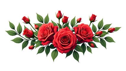rose isolated on white background
