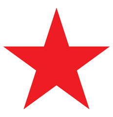 Star icon. Simple flat style. Vector illustration EPS 10. Can be used as a PNG format image.