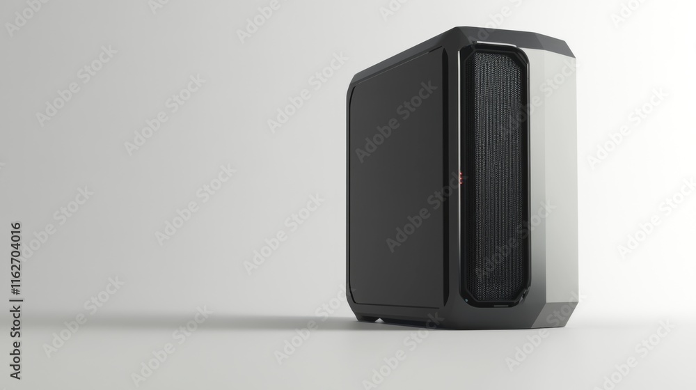 Fototapete a sleek computer case designed for optimal performance and modern aesthetics. perfect for gaming and