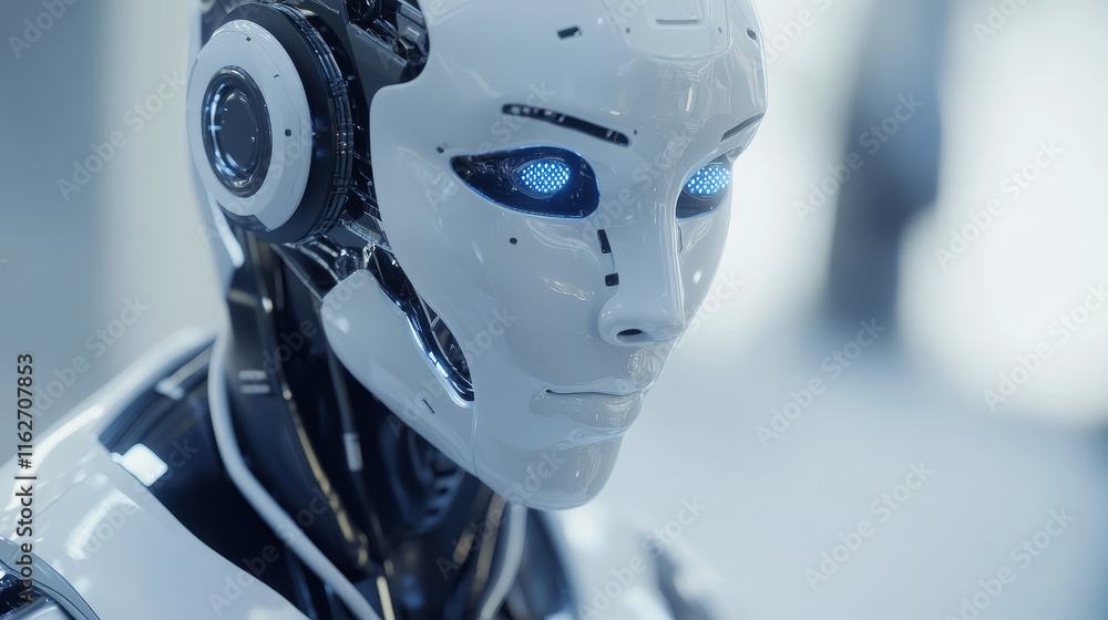 Poster chatterbot or talkbot, chatter call center operator isolated customer support robot. vector virtual 