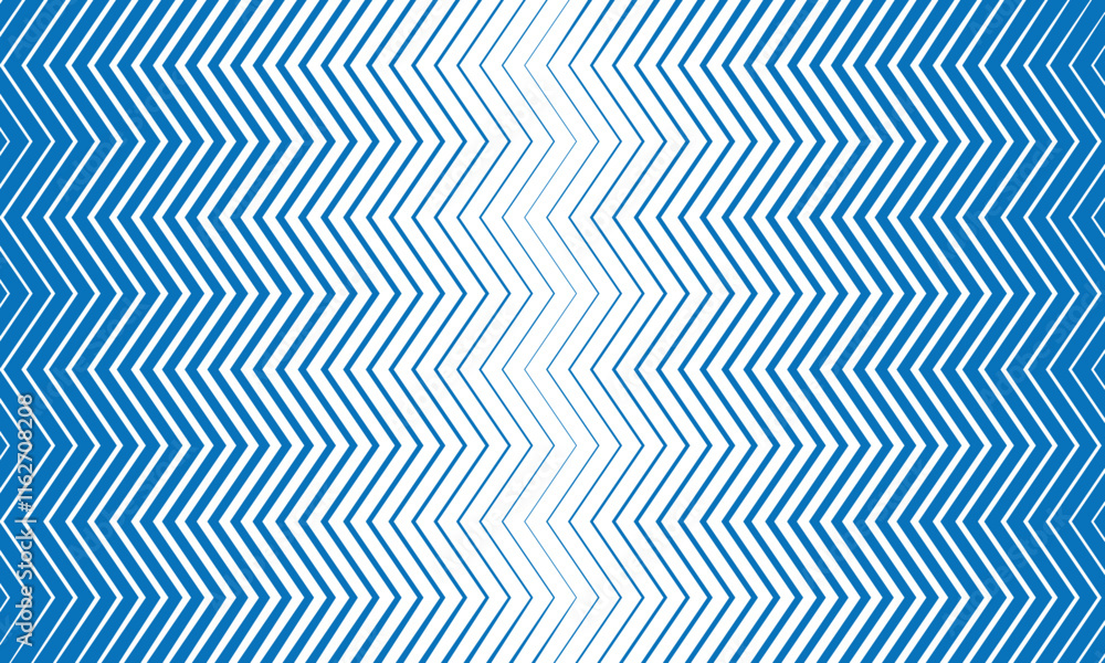 Poster abstract blue big to small corner wave line pattern.